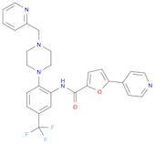 5-(4-pyridinyl)-N-[2-[4-(2-pyridinylmethyl)-1-piperazinyl]-5-(trifluoromethyl)phenyl]-2-furancarbo…