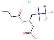 3-carboxy-N,N-dimethyl-N-(methyl-d3)-2R-(1-oxobutoxy)-1-propanaminium,monochloride