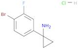 1-(4-Bromo-3-fluorophenyl)cyclopropanamine