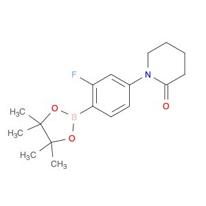 1-[3-FLUORO-4-(4,4,5,5-TETRAMETHYL-1,3,2-DIOXABOROLAN-2-YL)PHENYL]-2-PIPERIDINONE