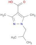 1-Isobutyl-3,5-dimethyl-1H-pyrazole-4-carboxylic acid