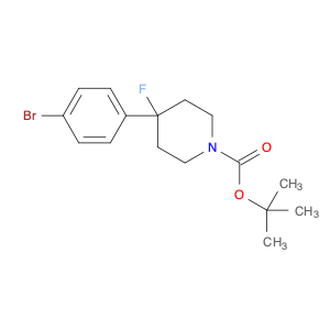 1-Piperidinecarboxylic acid, 4-(4-bromophenyl)-4-fluoro-, 1,1-dimethylethyl ester