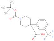 1-(tert-Butoxycarbonyl)-4-[3-(trifluoromethyl)phenyl]piperidine-4-carboxylic aci