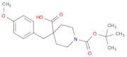 1-(tert-Butoxycarbonyl)-4-(4-methoxybenzyl)piperidine-4-carboxylic acid