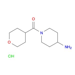 (4-Aminopiperidin-1-yl)(tetrahydro-2H-pyran-4-yl)methanone hydrochloride