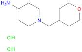 1-[(Tetrahydro-2H-pyran-4-yl)methyl]piperidin-4-amine dihydrochloride