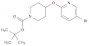 1-Piperidinecarboxylic acid, 4-[(5-bromo-2-pyridinyl)oxy]-,1,1-dimethylethyl ester