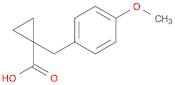 1-(4-Methoxybenzyl)cyclopropanecarboxylic acid