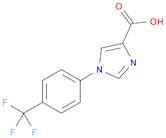 1-[4-(Trifluoromethyl)phenyl]-1H-imidazole-4-carboxylic acid