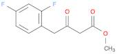 2,4-difluoro-β-oxo-benzenebutanoic acid methyl ester