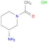 1-((R)-3-Amino-piperidin-1-yl)-ethanone hydrochloride