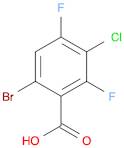 Benzoic acid, 6-bromo-3-chloro-2,4-difluoro-