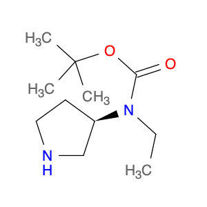 Ethyl-(R)-pyrrolidin-3-yl-carbamic acid tert-butyl ester