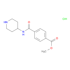 Methyl 4-(piperidin-4-ylcarbamoyl)benzoate hydrochloride