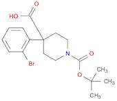 N-BOC-4-(2-BROMOPHENYL)-PIPERIDINE-4-CARBOXYLIC ACID