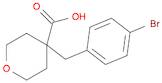 4-[(4-Bromophenyl)methyl]oxane-4-carboxylic acid