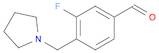 3-Fluoro-4-[(1-pyrrolindino)methyl]benzaldehyde