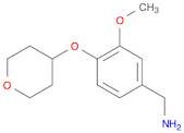 [3-Methoxy-4-(oxan-4-yloxy)phenyl]methanamine