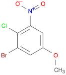 3-Bromo-2-chloro-5-methoxynitrobenzene