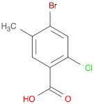 4-Bromo-2-chloro-5-methylbenzoic acid