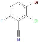 3-Bromo-2-chloro-6-fluorobenzonitrile