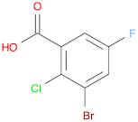 3-Bromo-2-chloro-5-fluorobenzoic acid