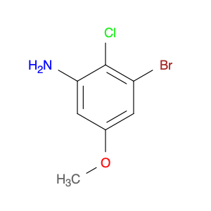 3-Bromo-2-chloro-5-methoxyaniline