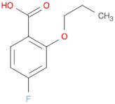 4-Fluoro-2-n-propoxybenzoic acid