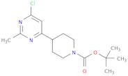 tert-Butyl 4-(6-chloro-2-methylpyrimidin-4-yl)piperidine-1-carboxylate