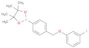 2-(4-((3-fluorophenoxy)methyl)phenyl)-4,4,5,5-tetramethyl-1,3,2-dioxaborolane