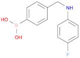 (4-(((4-fluorophenyl)amino)methyl)phenyl)boronic acid