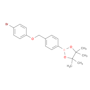 1,3,2-Dioxaborolane, 2-[4-[(4-bromophenoxy)methyl]phenyl]-4,4,5,5-tetramethyl-