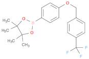 1,3,2-Dioxaborolane, 4,4,5,5-tetramethyl-2-[4-[[4-(trifluoromethyl)phenyl]methoxy]phenyl]-