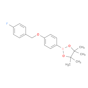 1,3,2-Dioxaborolane, 2-[4-[(4-fluorophenyl)methoxy]phenyl]-4,4,5,5-tetramethyl-