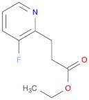 Ethyl 3-(3-fluoropyridin-2-yl)propanoate