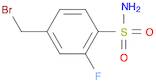 4-(Bromomethyl)-2-fluorobenzenesulphonamide