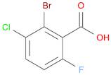 2-Bromo-3-chloro-6-fluorobenzoic acid