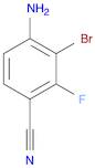 4-Amino-3-bromo-2-fluorobenzonitrile