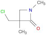 3-(chloromethyl)-1,3-dimethylazetidin-2-one