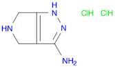 1H,4H,5H,6H-pyrrolo[3,4-c]pyrazol- 3-amine dihydrochloride