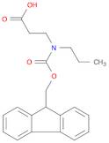 3-((((9H-Fluoren-9-yl)methoxy)carbonyl)(propyl)amino)propanoic acid