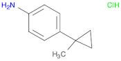 4-(1-Methylcyclopropyl)aniline hydrochloride