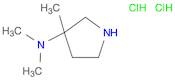 N,N,3-trimethylpyrrolidin-3-amine dihydrochloride