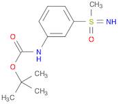 tert-butyl N-{3-[imino(methyl)oxo-λ6-sulfanyl]phenyl}carbamate