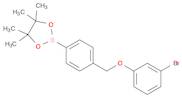 2-(4-((3-Bromophenoxy)methyl)phenyl)-4,4,5,5-tetramethyl-1,3,2-dioxaborolane