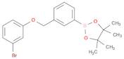 2-(3-((3-bromophenoxy)methyl)phenyl)-4,4,5,5-tetramethyl-1,3,2-dioxaborolane