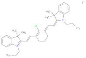 3H-Indolium,2-[2-[2-chloro-3-[(1,3-dihydro-3,3-dimethyl-1-propyl-2H-indol-2-ylidene)ethylidene]-1-…