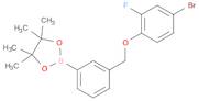 2-(3-((4-bromo-2-fluorophenoxy)methyl)phenyl)-4,4,5,5-tetramethyl-1,3,2-dioxaborolane