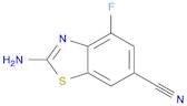 2-Amino-4-fluoro-1,3-benzothiazole-6-carbonitrile