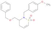 3-((benzyloxy)methyl)-2-(4-methoxybenzyl)-3,4-dihydro-2H-1,2-thiazine 1,1-dioxide